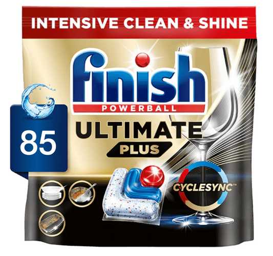 Finish Ultimate Plus All In 1 Dishwasher Tablets (85 Pack)