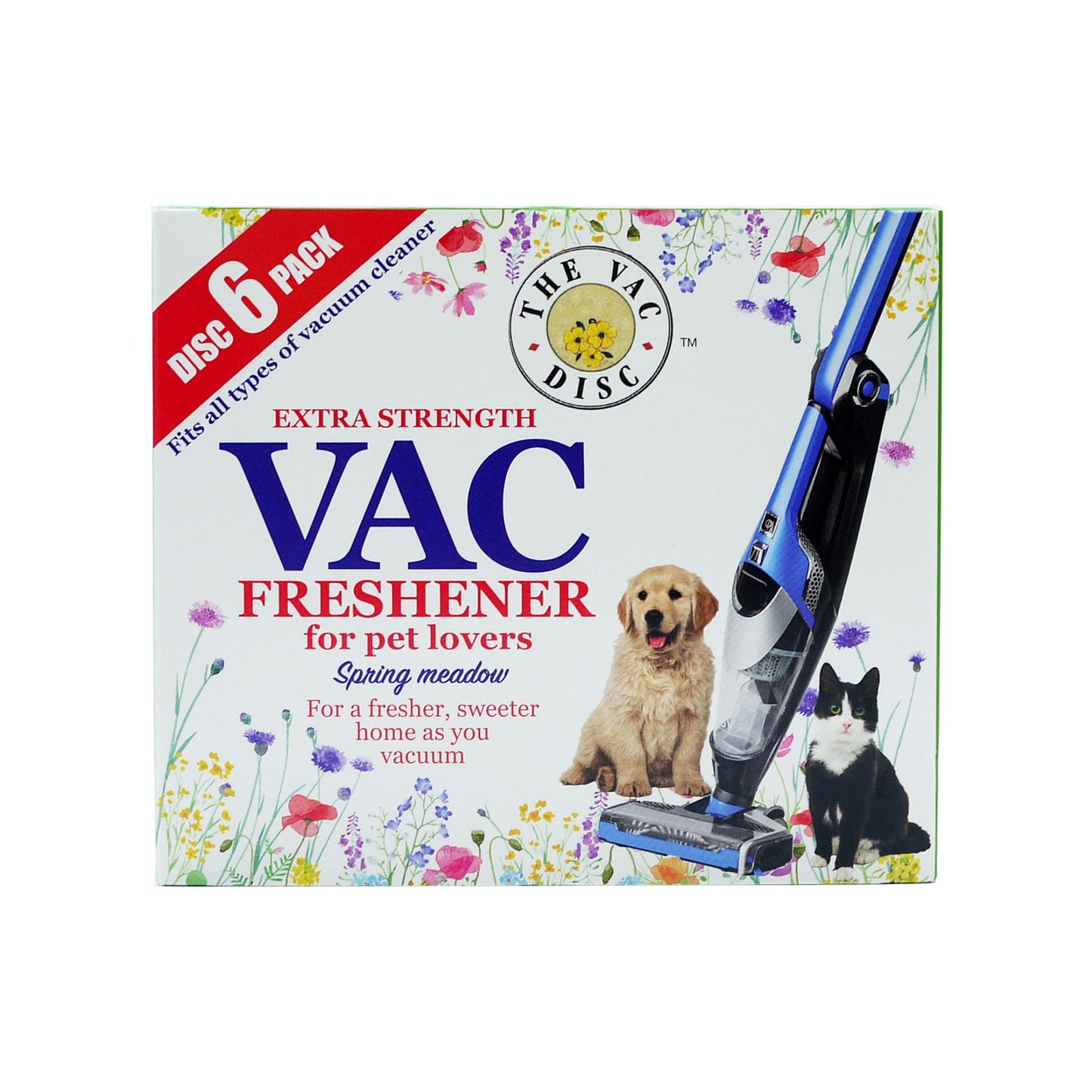 Vac Freshener Spring Meadow (6 Pack)